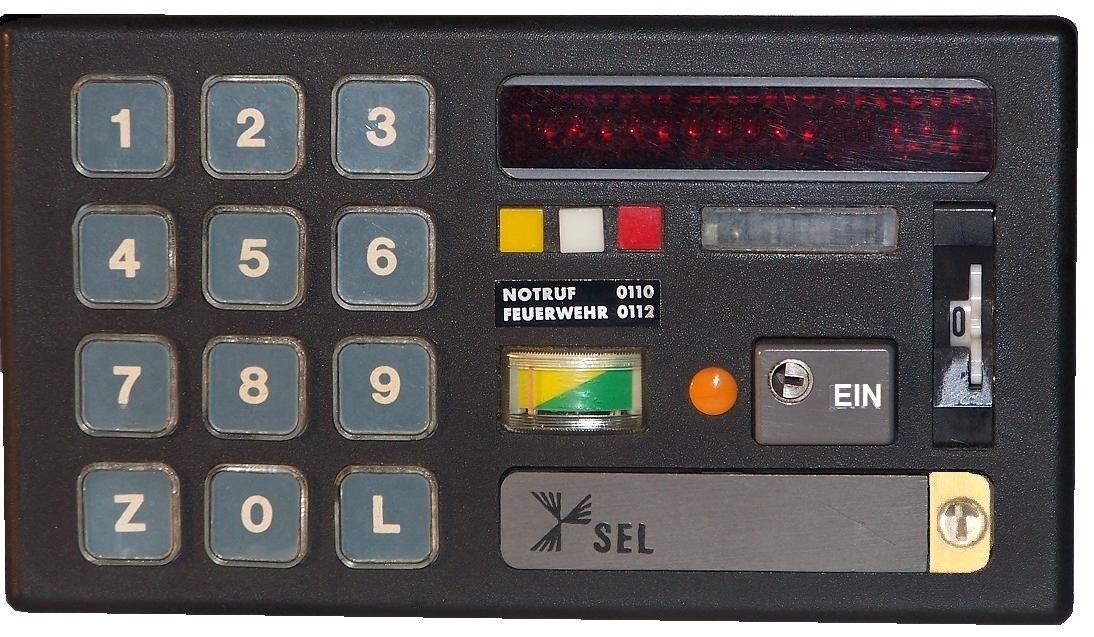 SEL SEM96 Bedienteil Autotelefon B-Netz